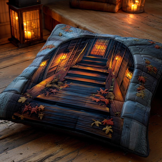 Haunted Lantern Cellar Quilted Pillow Case NCU0XD934