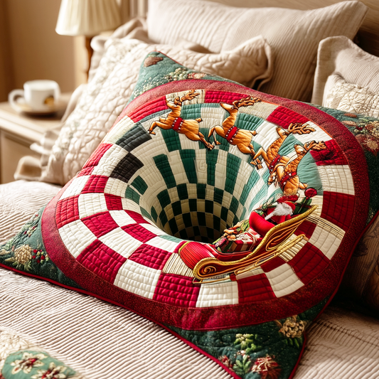Santa Ride Quilted Pillow Case NCU0TD348