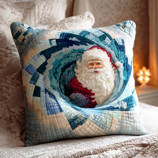 Frosted Santa Quilted Pillow Case NCU0TD501