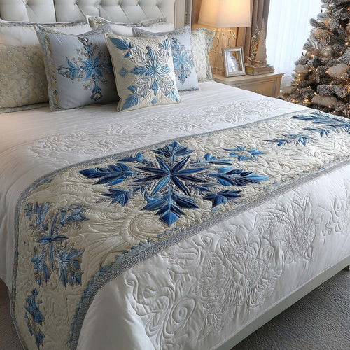 Nordic Star Quilted Bed Runner NCU0XD789