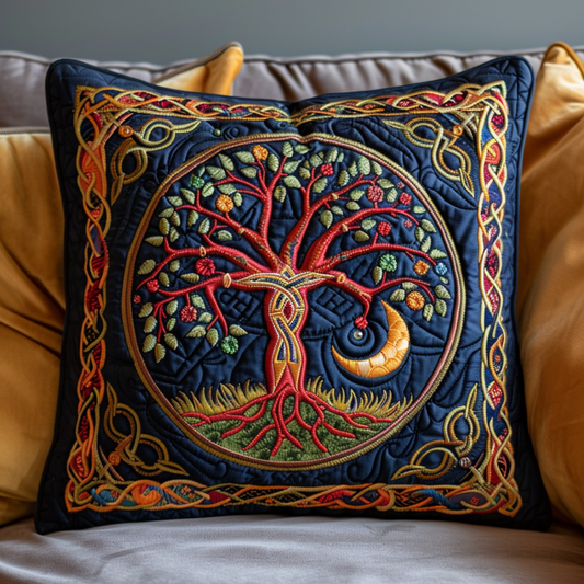 Enchanting Tree of Life Quilted Pillow Case NCU0PD110