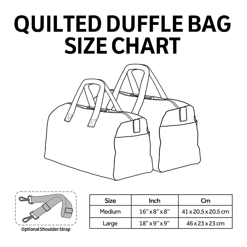 Sunny Camper Quilted Duffle Bag NCU0NT9696