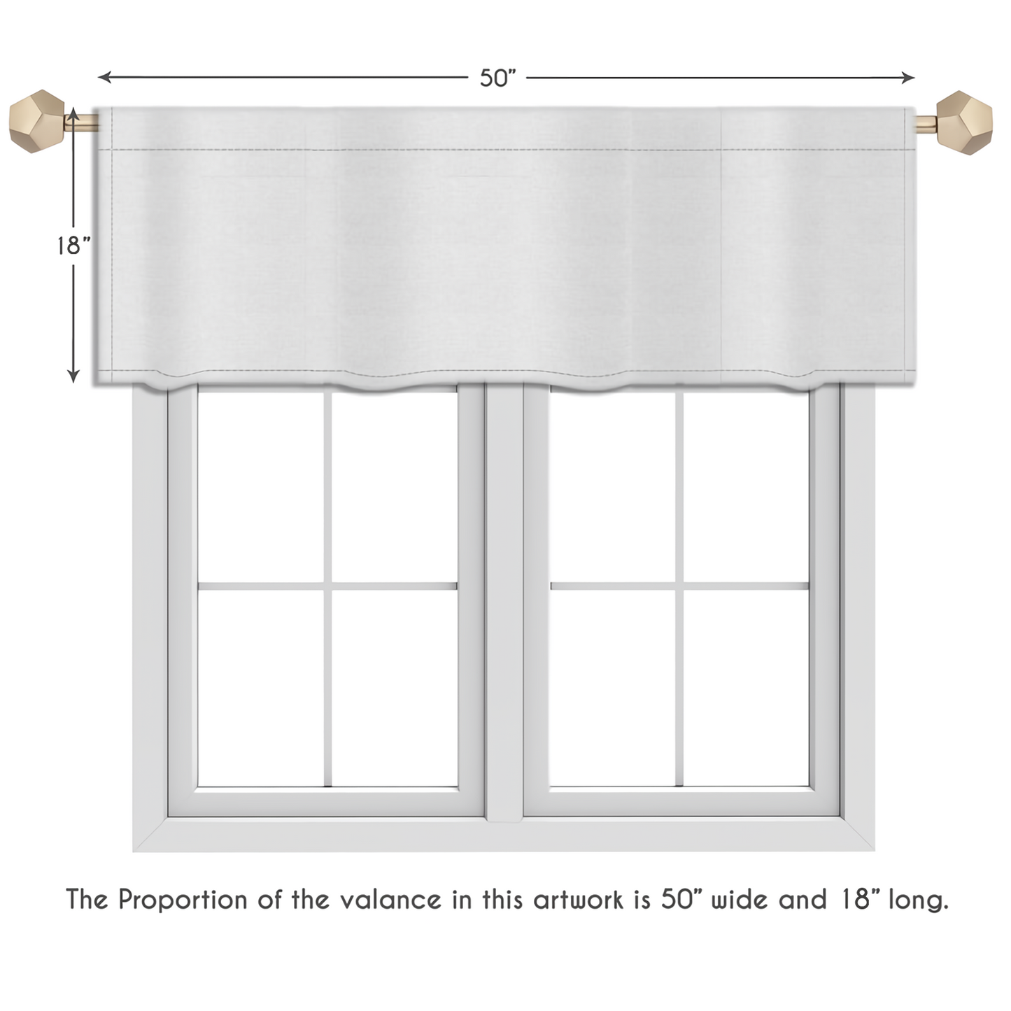 Solar Reverie Quilted Valance NCU0PT6116