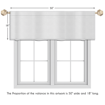 Solar Reverie Quilted Valance NCU0PT6116