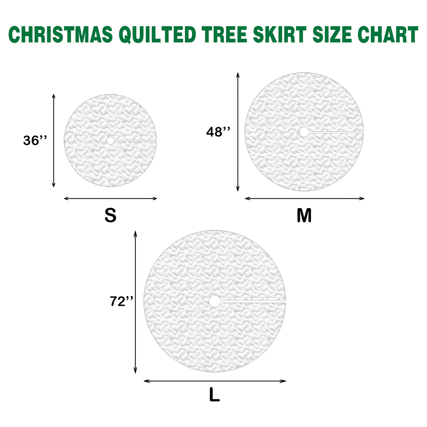 Snowy Smiles Christmas Quilted Tree Skirt NCU0NT1512