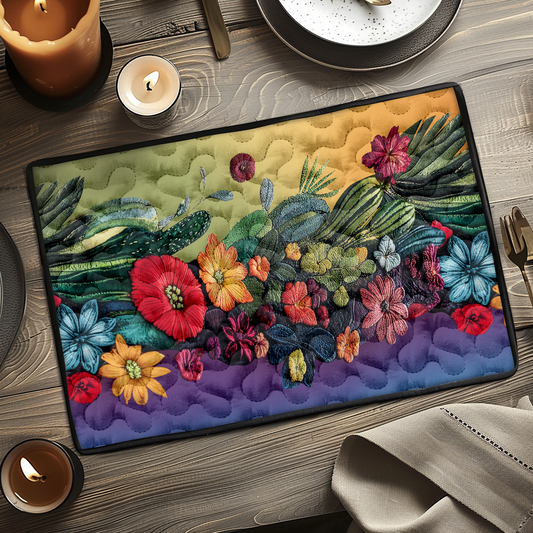 Desert Bloom Quilted Place Mat NCU0VH2497