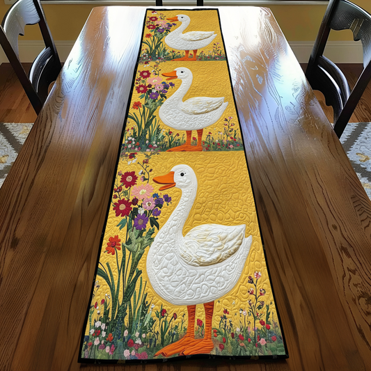 Sunny Blossom Quilted Table Runner NCU0NT2337