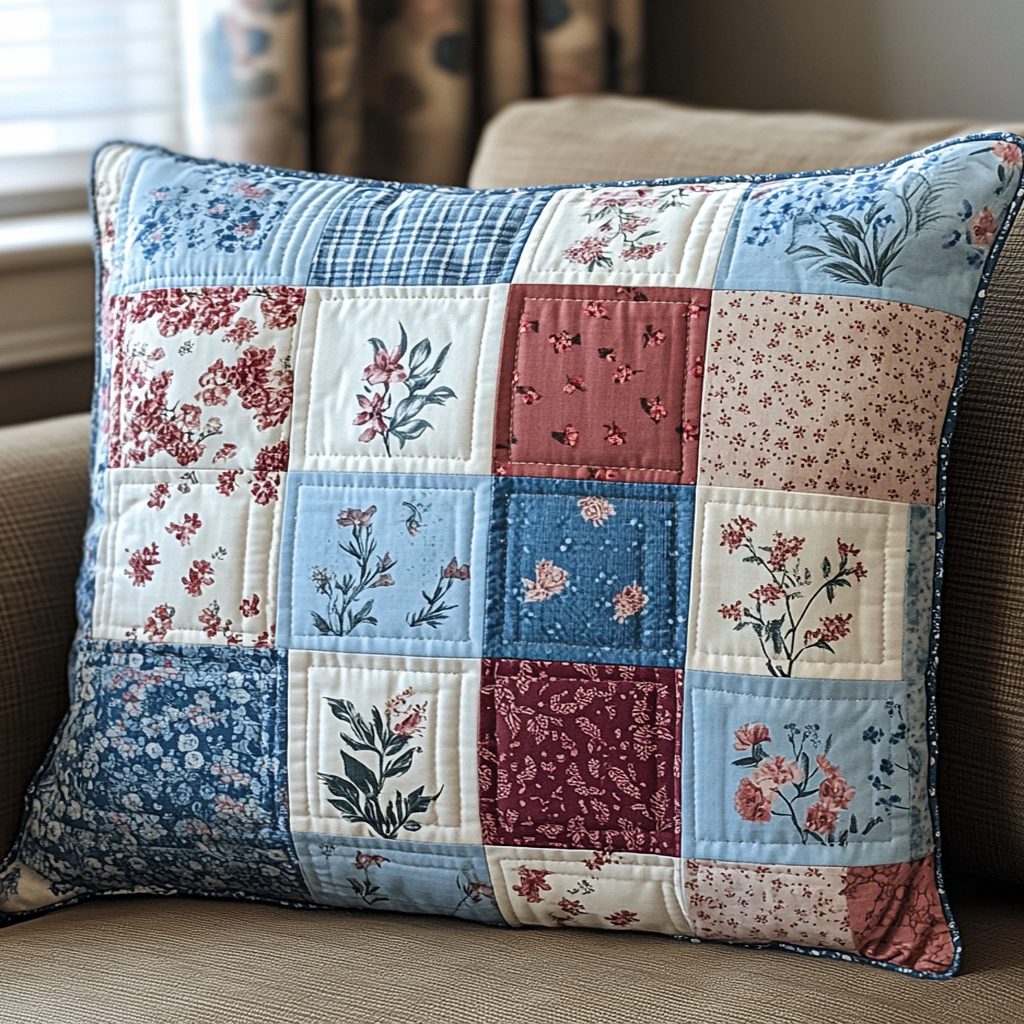 Homestead Comfort Quilted Bedding Pillow Case NCU0VH2196