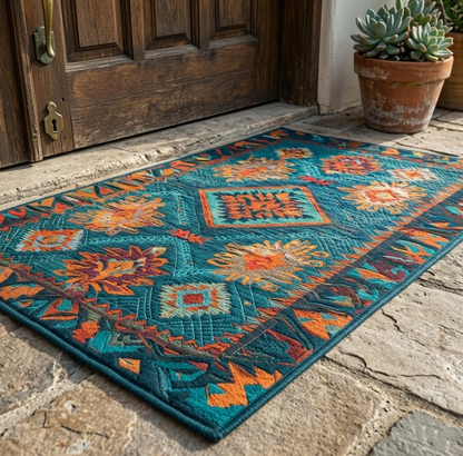 Turquoise Mesa Doormat NCU0VL3257