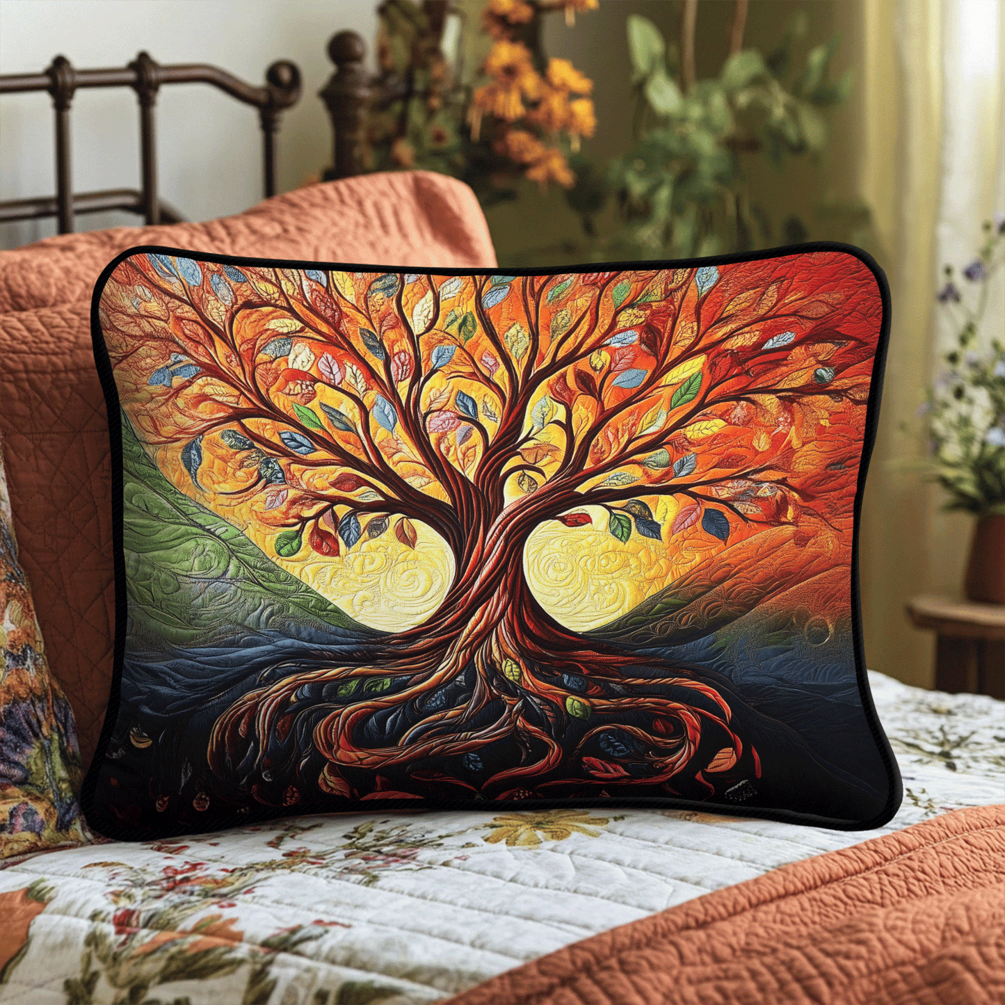 Living Essence Coverlet Quilted Bedding Pillow Case NCU0TH2959