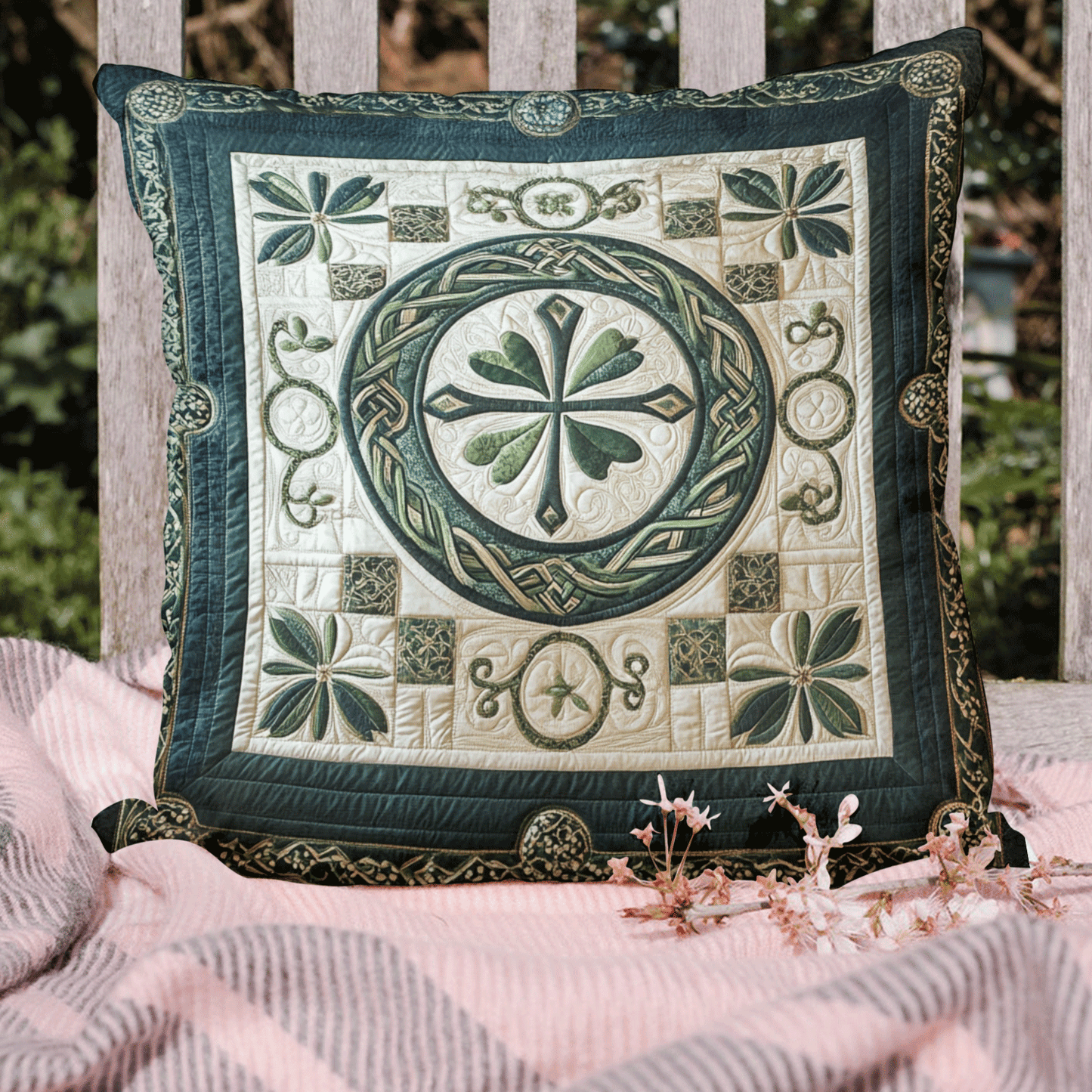 Irish Heritage Quilted Pillow Case NCU0TL2307