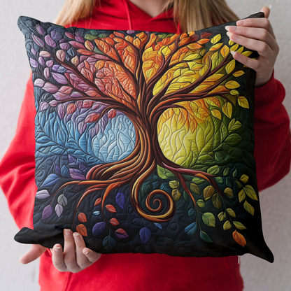 Tree of Harmony Quilted Pillow Case NCU0TH2541